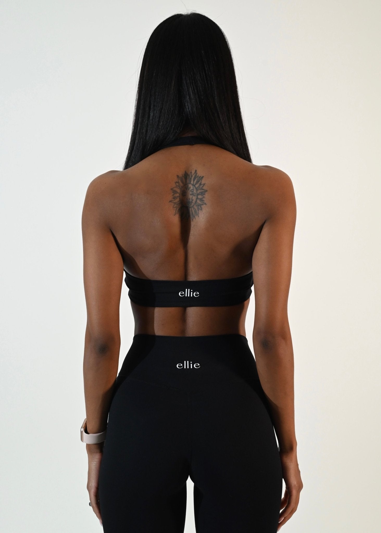 Celine Racerback Bra - Black - Ellie Gymwear