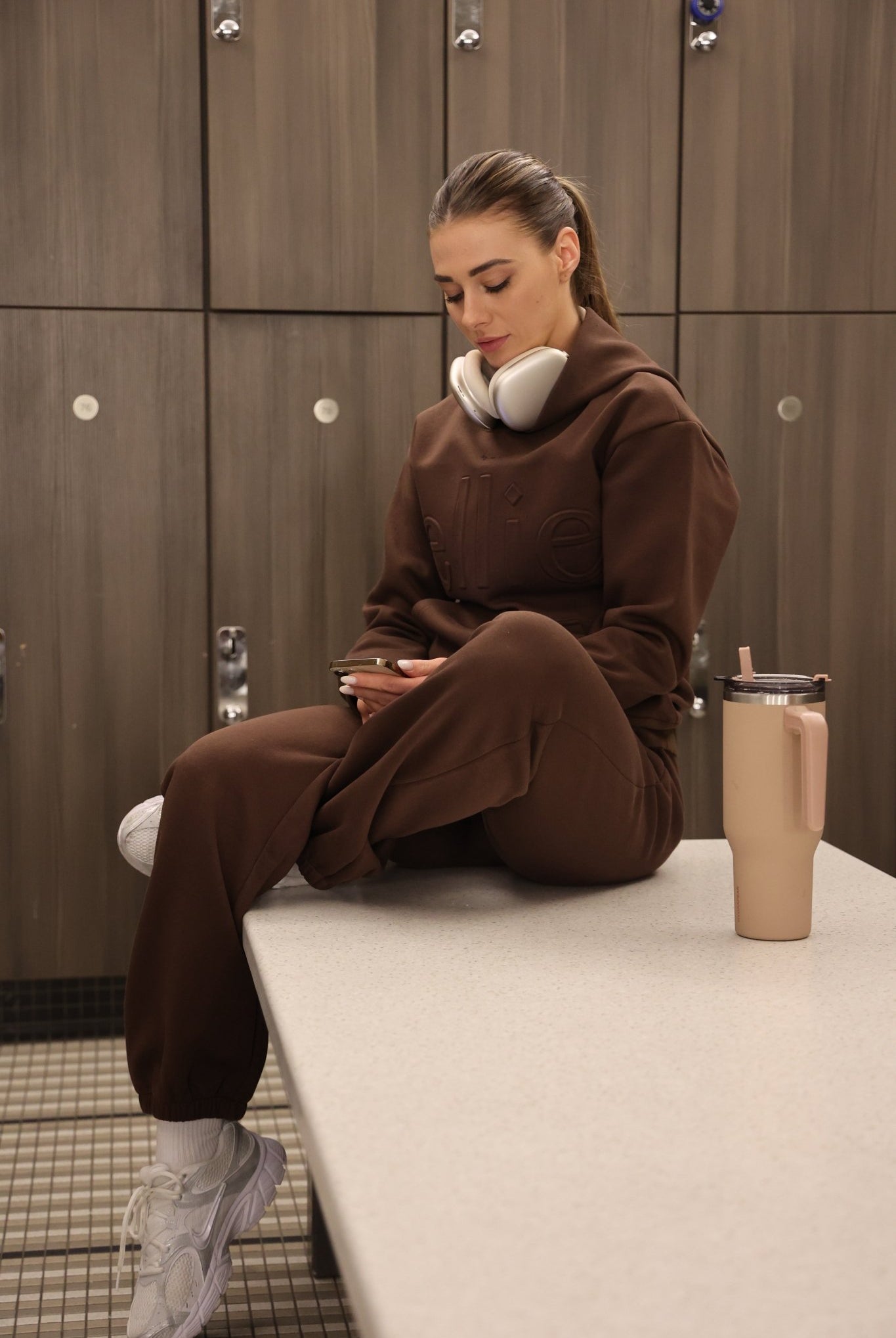 Espresso Lounge Joggers - Ellie Gymwear