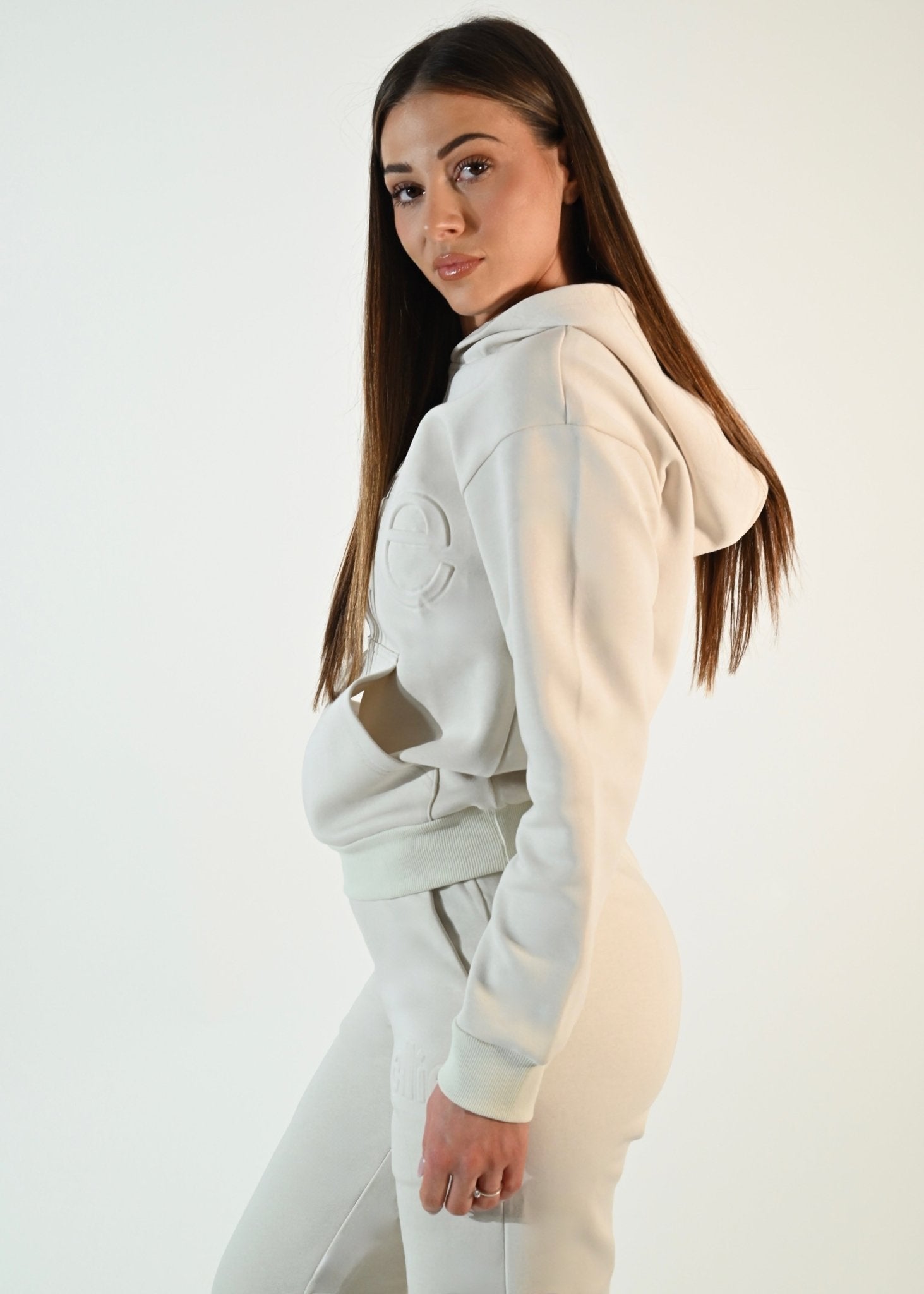 Ivory Core Hoodie - Ellie Gymwear