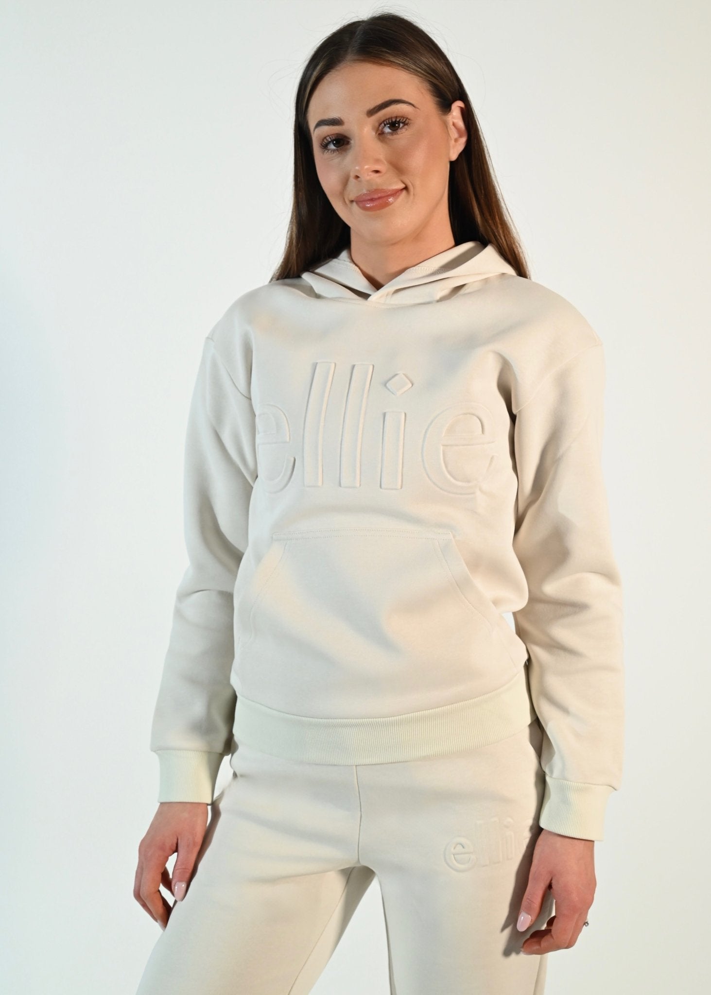 Ivory Core Hoodie - Ellie Gymwear