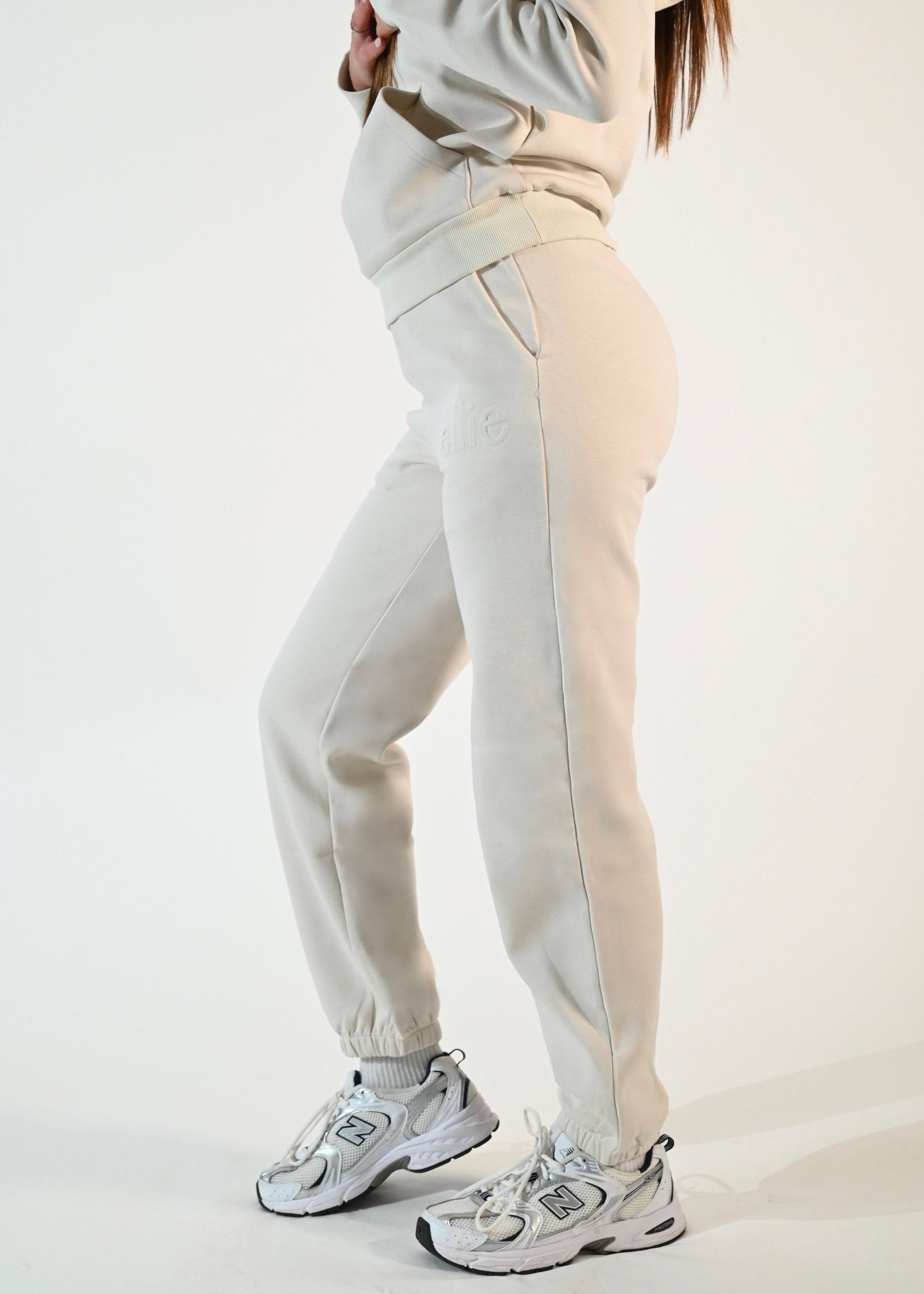 Ivory Lounge Joggers - Ellie Gymwear