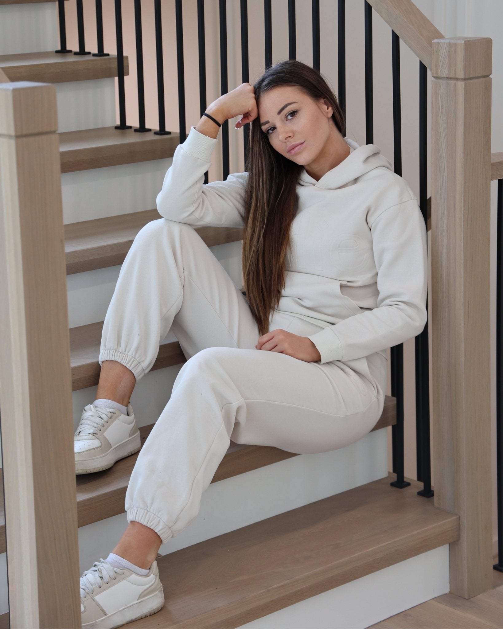 Ivory Lounge Joggers - Ellie Gymwear