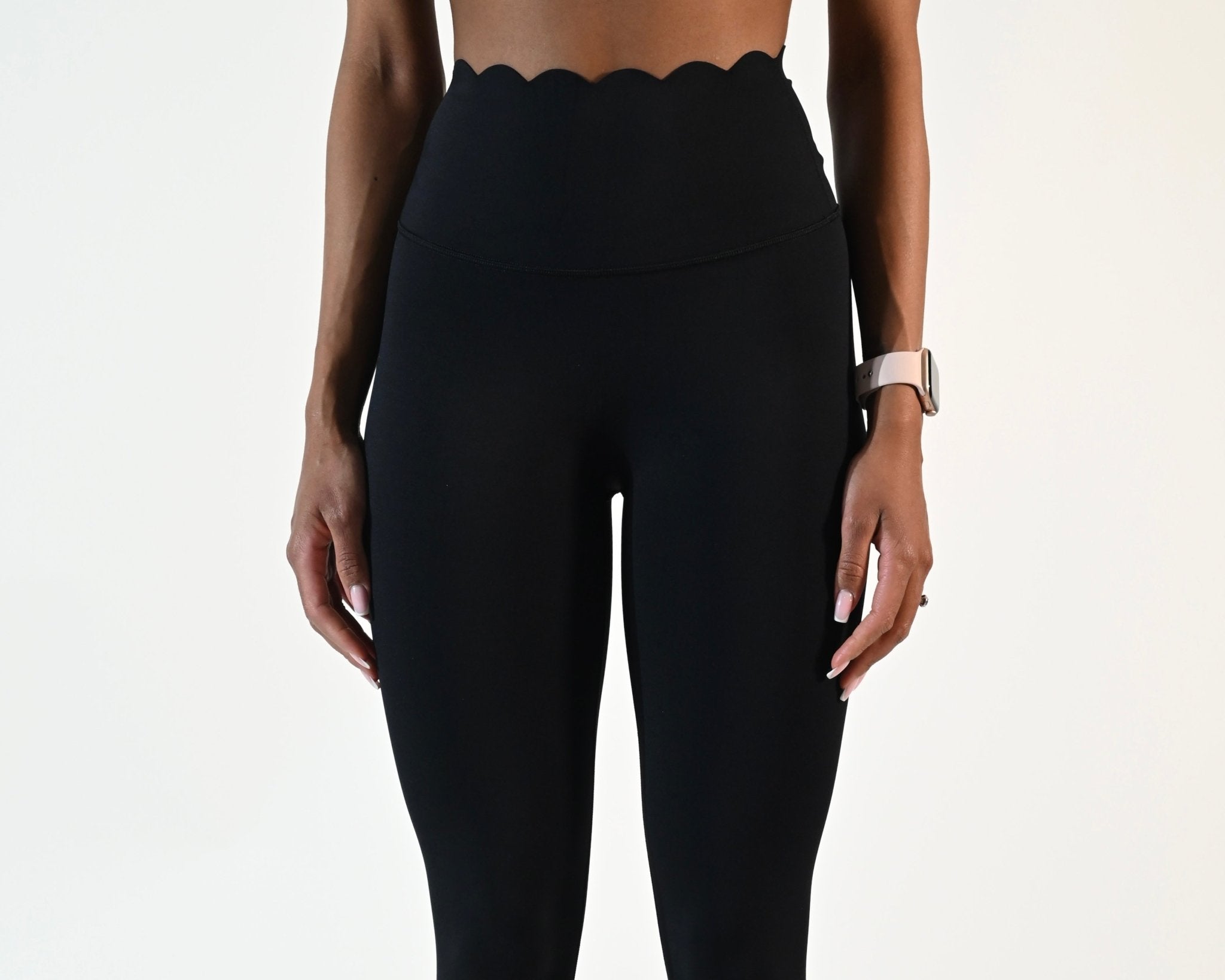 Pearl High - Waist Leggings - Black - Ellie Gymwear