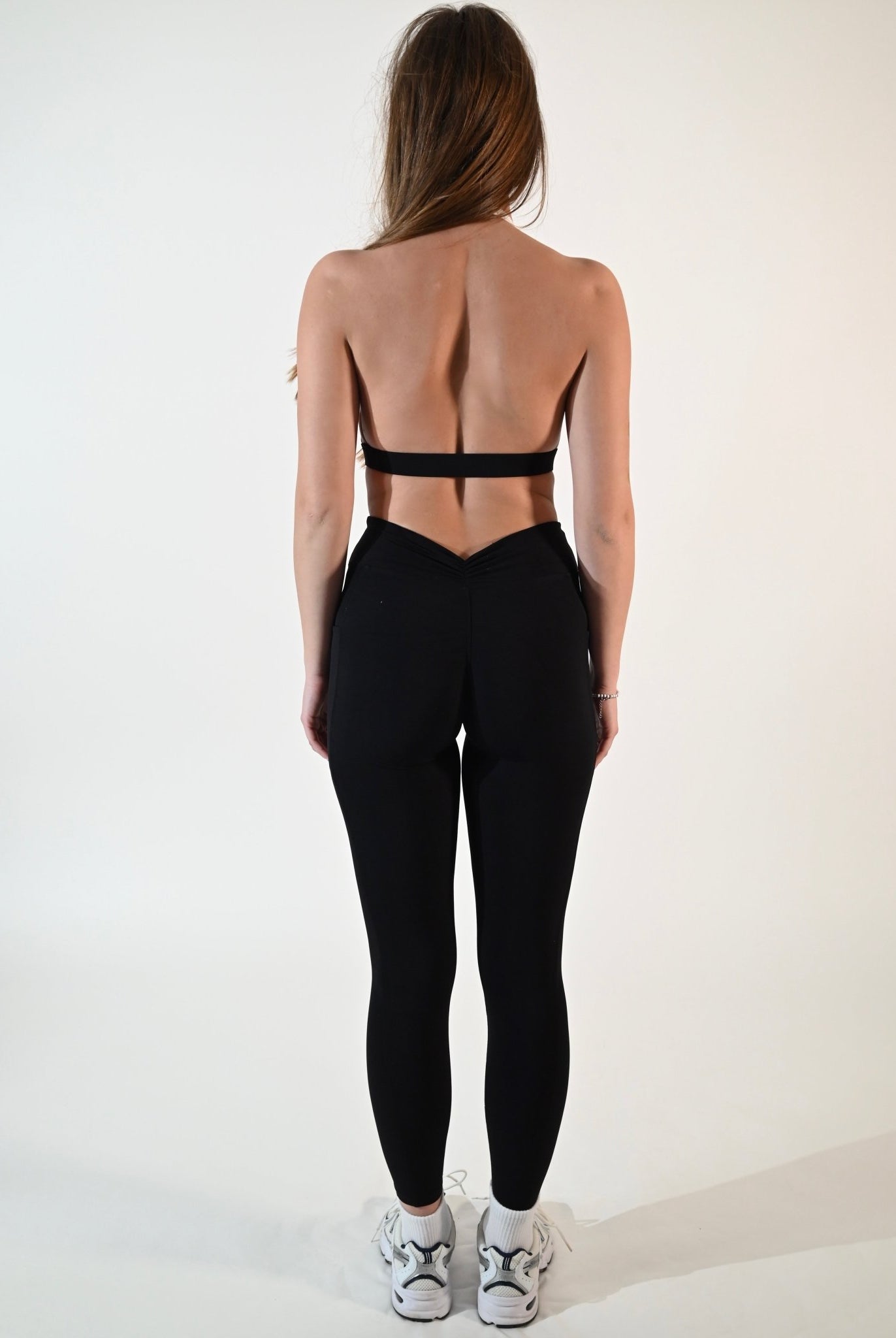 Side - Pocket Serene Leggings - Black - Ellie Gymwear