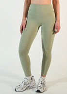 Margot High Waisted Leggings - Pistachio - Ellie Gymwear