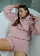 Oversized Hoodie - Blush Pink - Ellie Gymwear